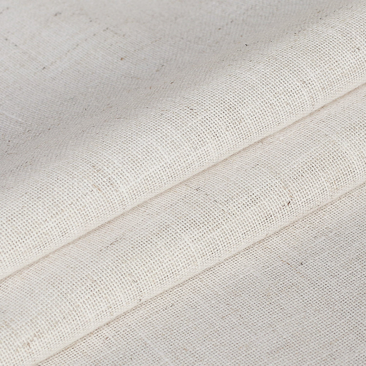 H.VERSAILTEX Linen Sheer Curtains 2 Panel Sets 96 Inch Length- Semi Transparent Privacy Sheer Vertical Curtains & Drapes for Sliding Glass Doors, Angora, 52 x 96 Inch