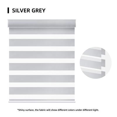 Motorized Zebra Shades 100% Blackout 95mm Chloris