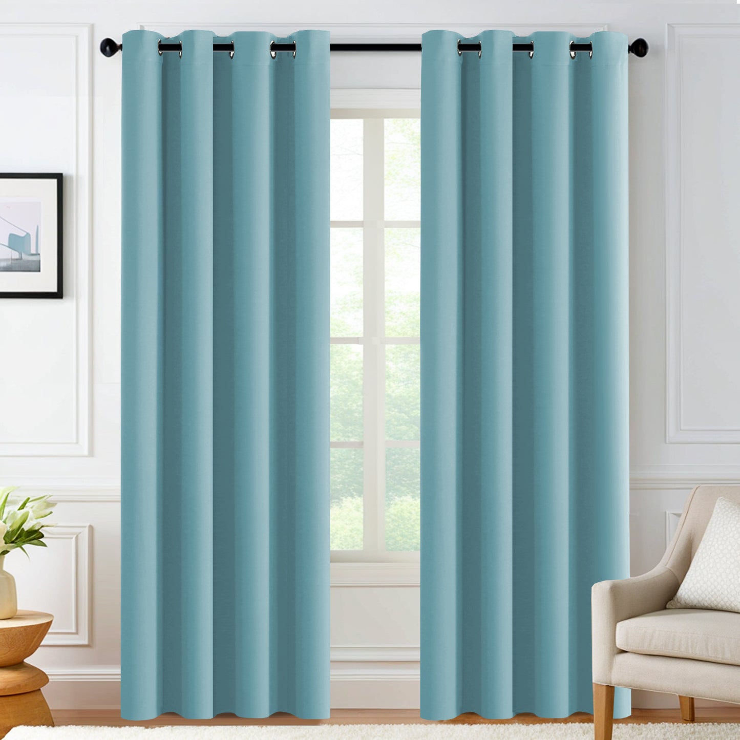 Solid Color Curtains