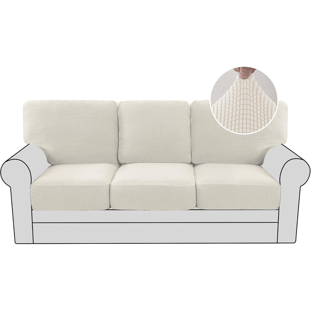Multi-Pieces Chair Covers Stretch Couch Covers