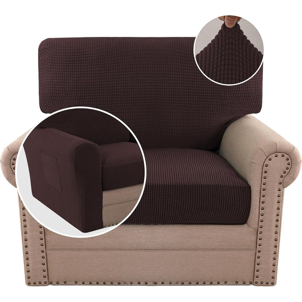 Multi-Pieces Chair Covers Stretch Couch Covers
