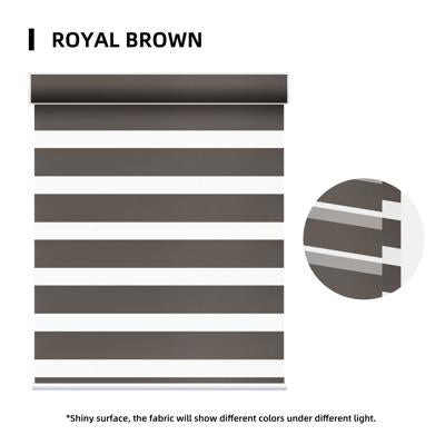 Motorized Zebra Shades 100% Blackout 95mm Chloris