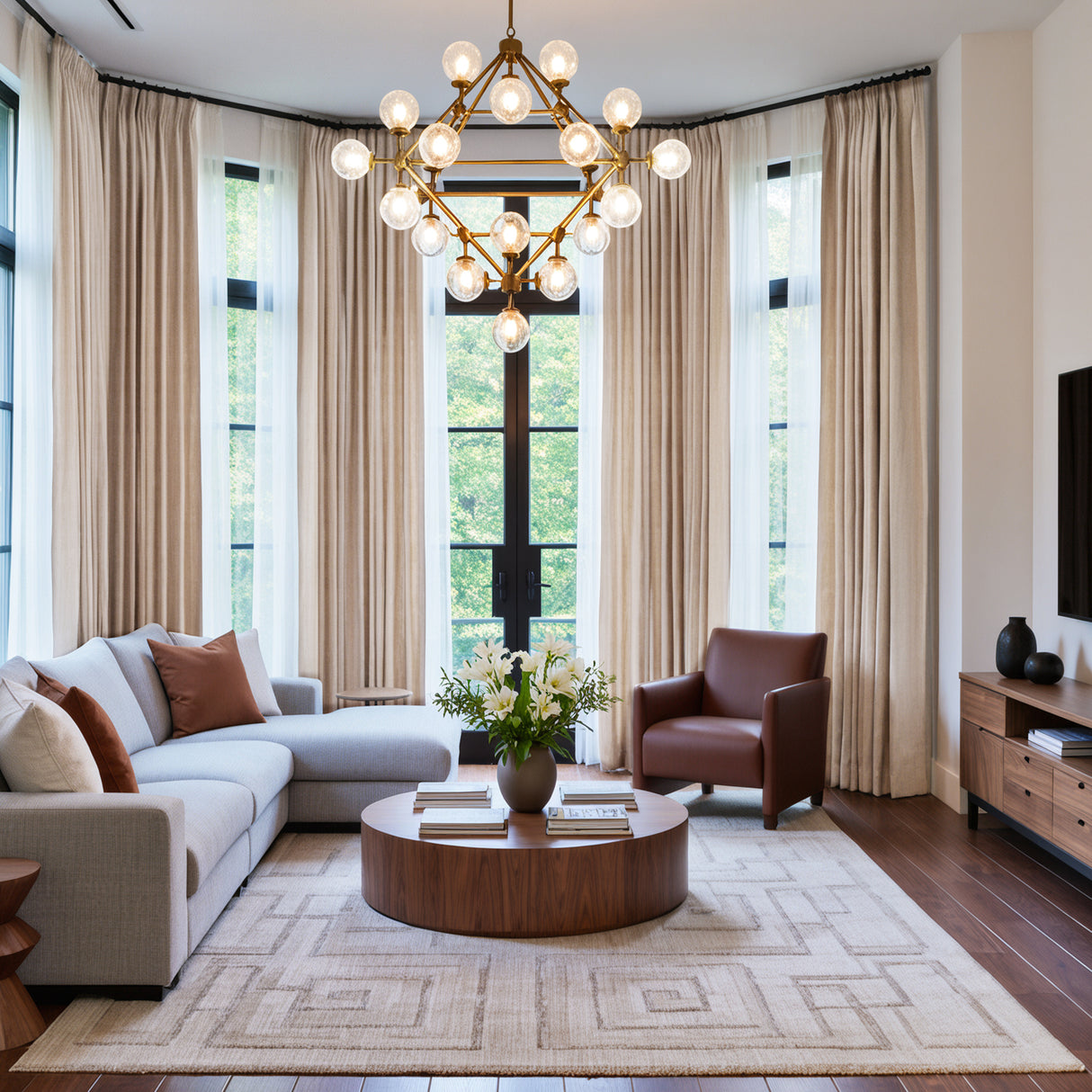 Marisel Faux LInen Heavyweight curtains