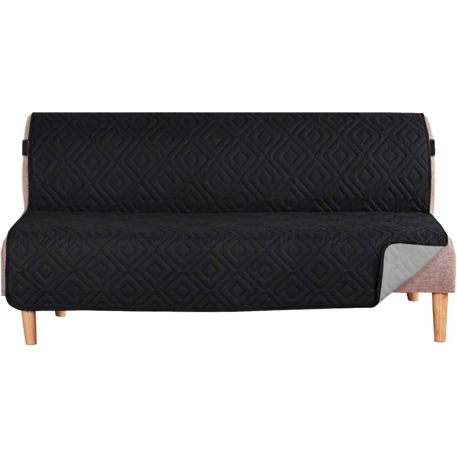 Reversible Furniture Protector Anti-Slip Water Resistant 2" Elastic Straps Couch Covers