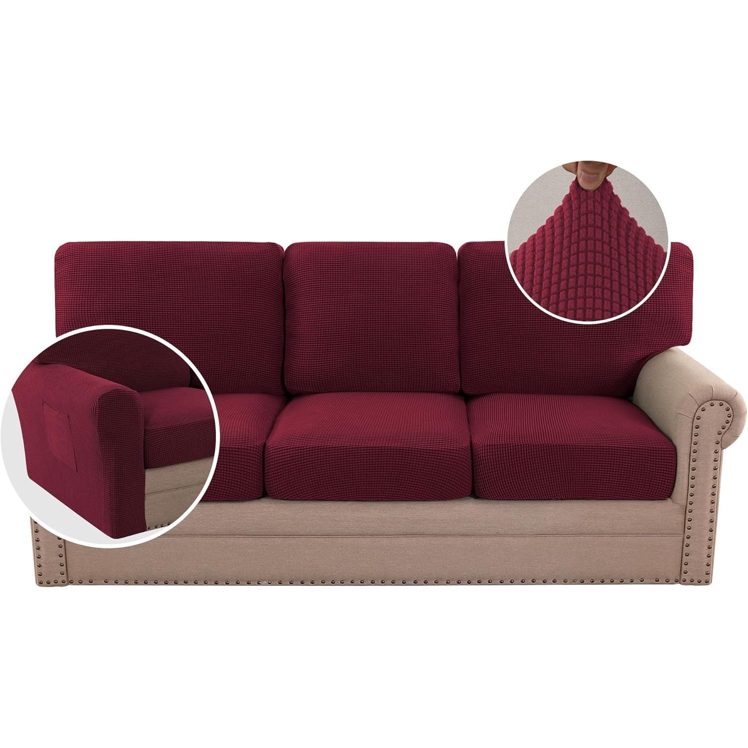 Multi-Pieces Chair Covers Stretch Couch Covers