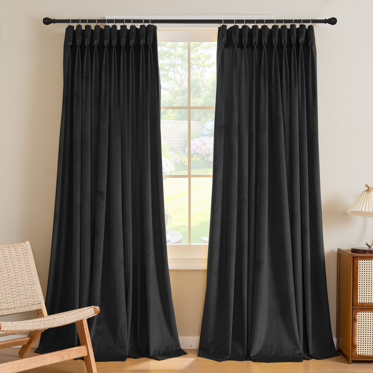 Velana Velvet Cozy Breeze Flannel Curtains