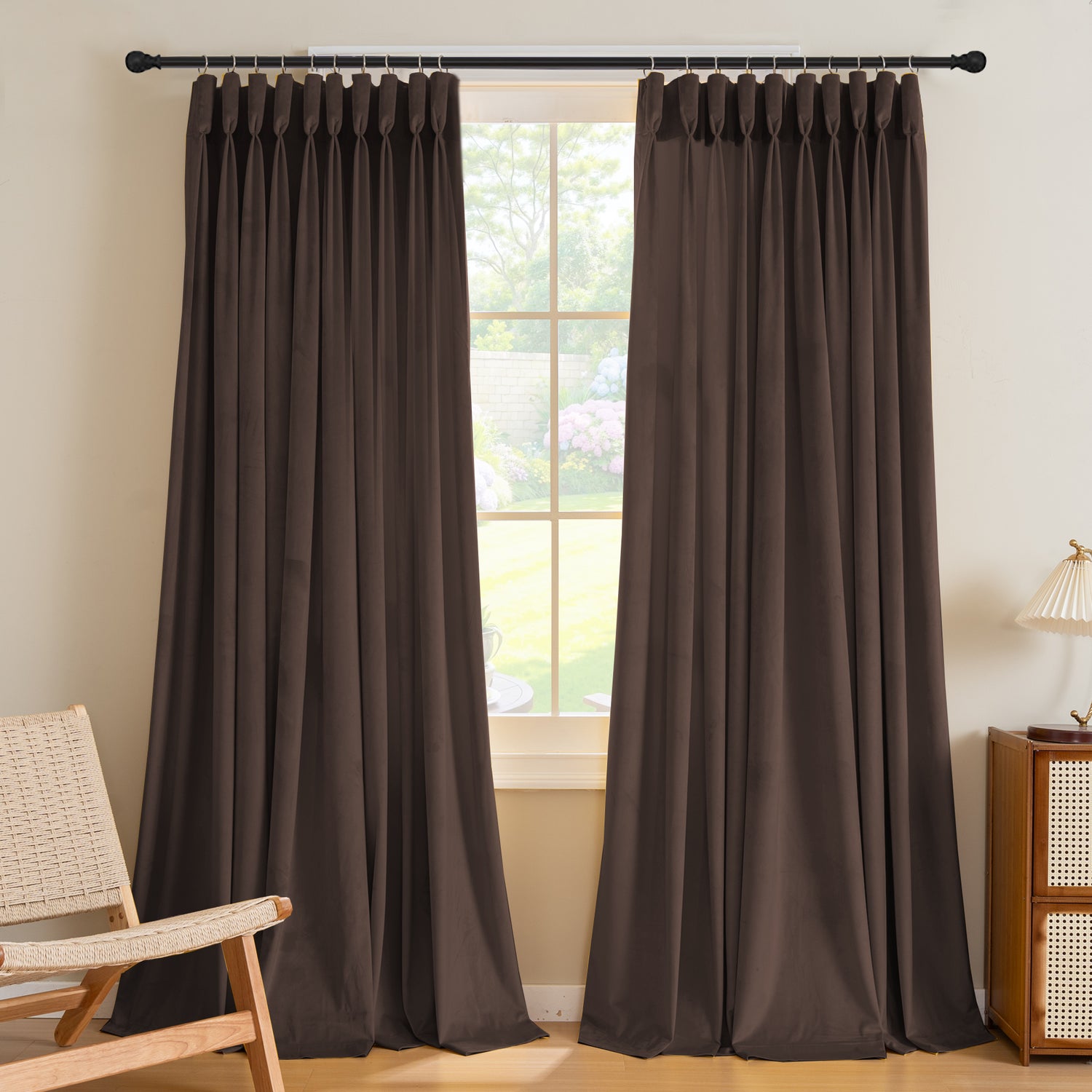 Velana Velvet Cozy Breeze Flannel Curtains