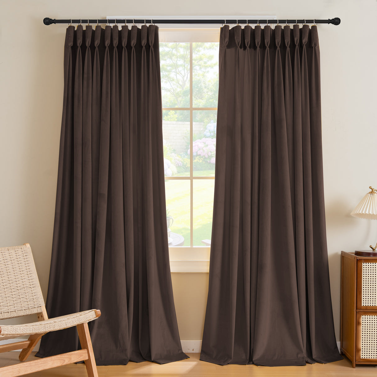 Velana Velvet Cozy Breeze Flannel Curtains