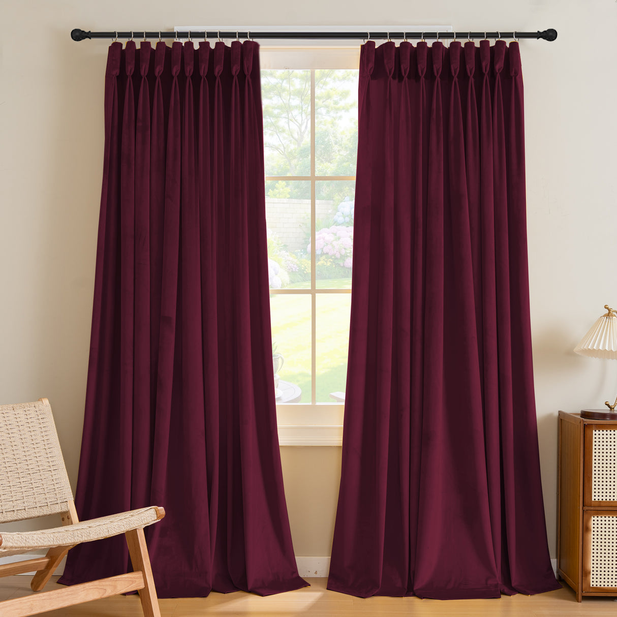 Velana Velvet Cozy Breeze Flannel Curtains