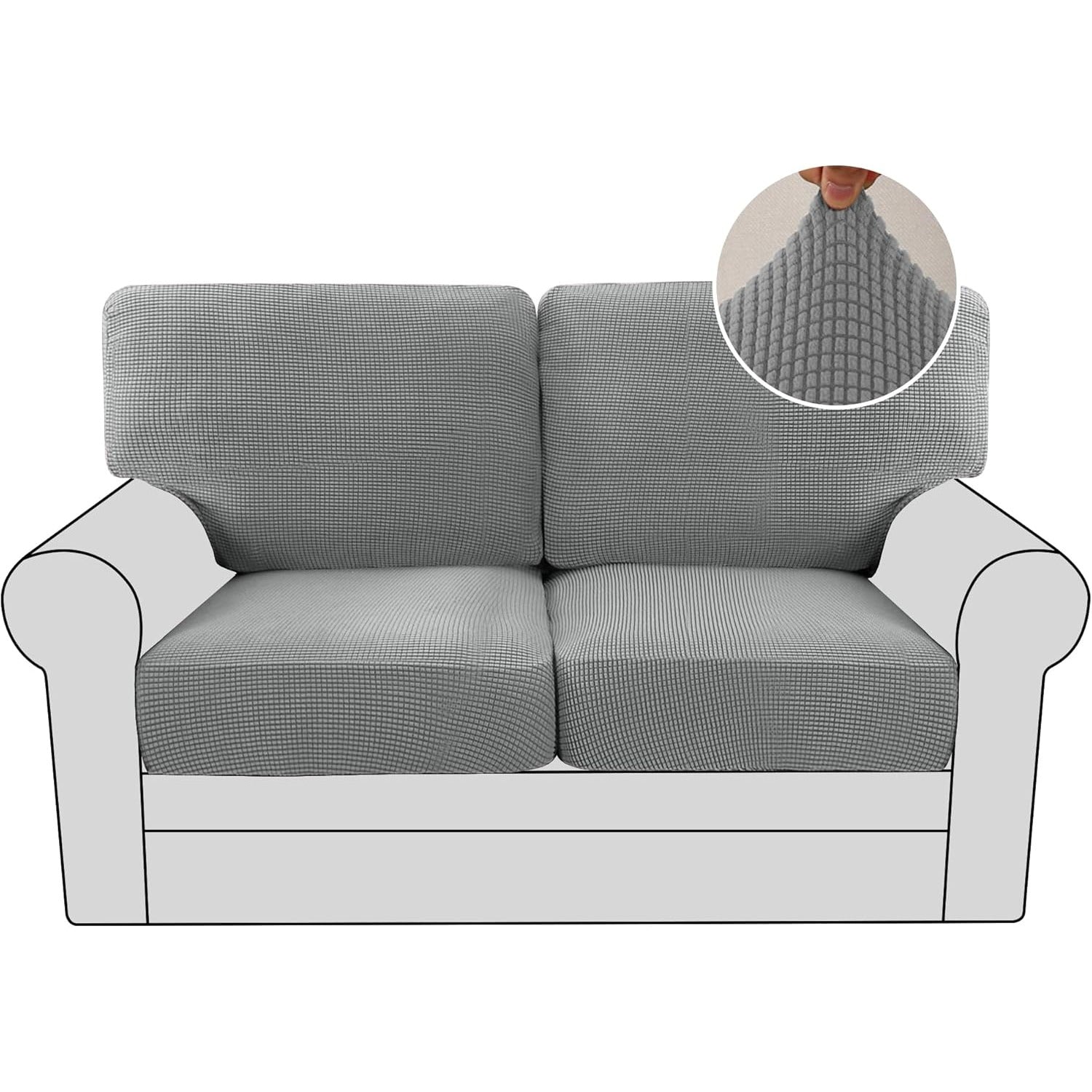 Multi-Pieces Chair Covers Stretch Couch Covers