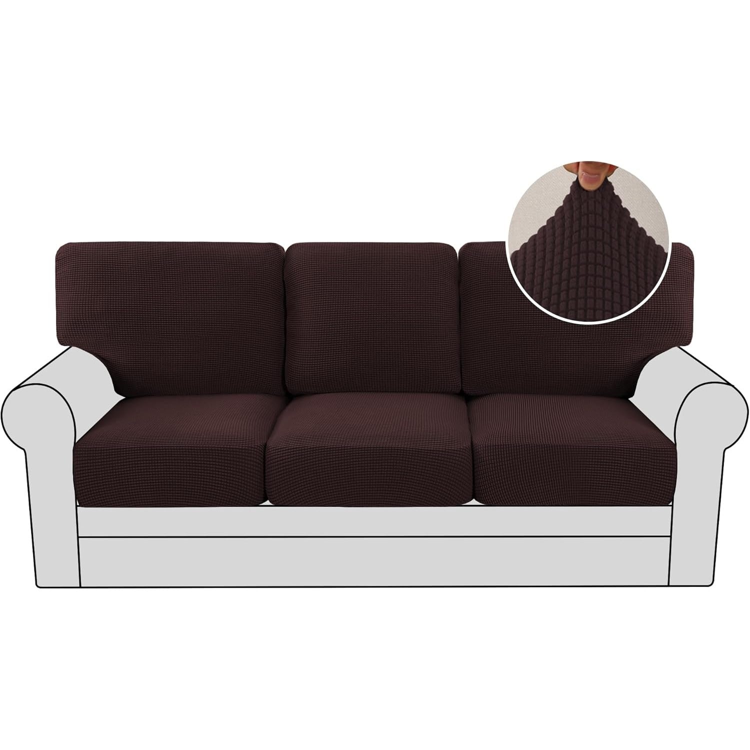 Multi-Pieces Chair Covers Stretch Couch Covers