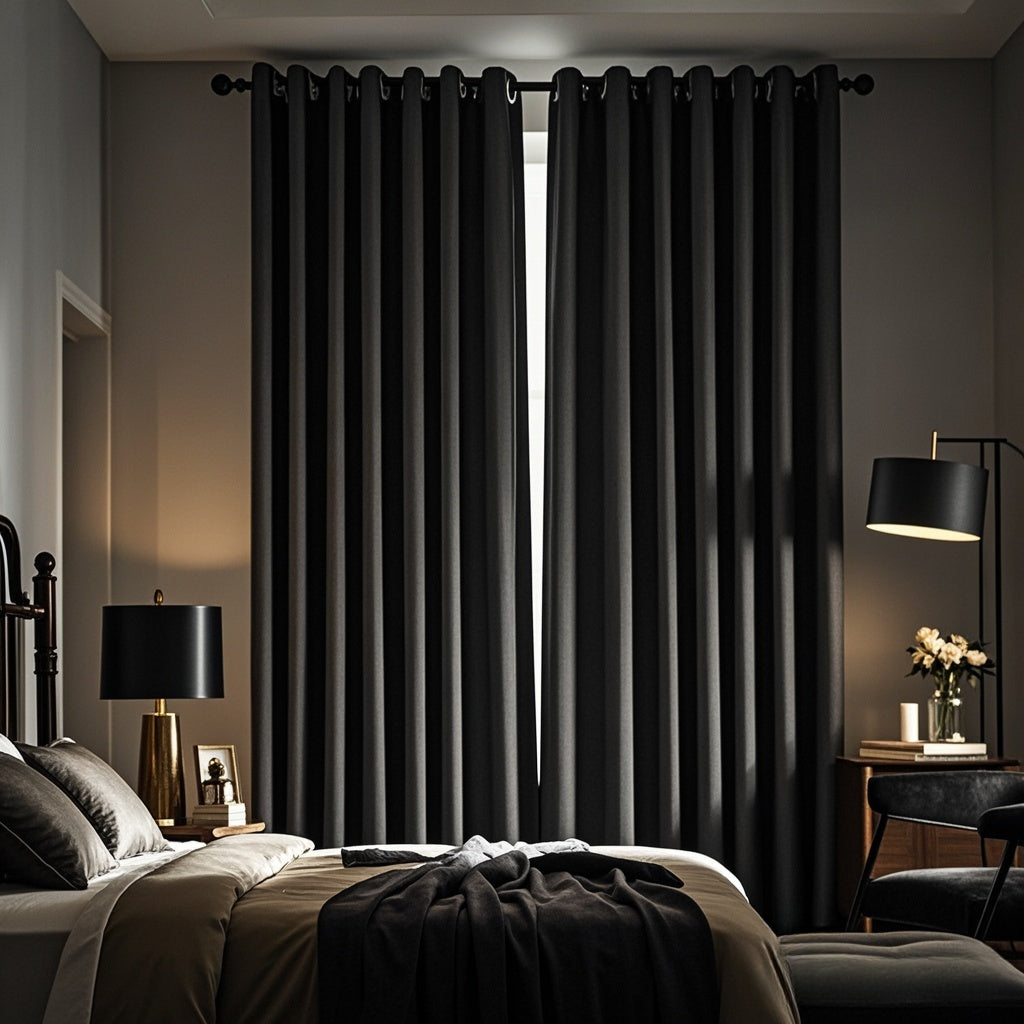 ?special discount?100% Blackout Thermal Insulated Blackout Curtains for Bedroom