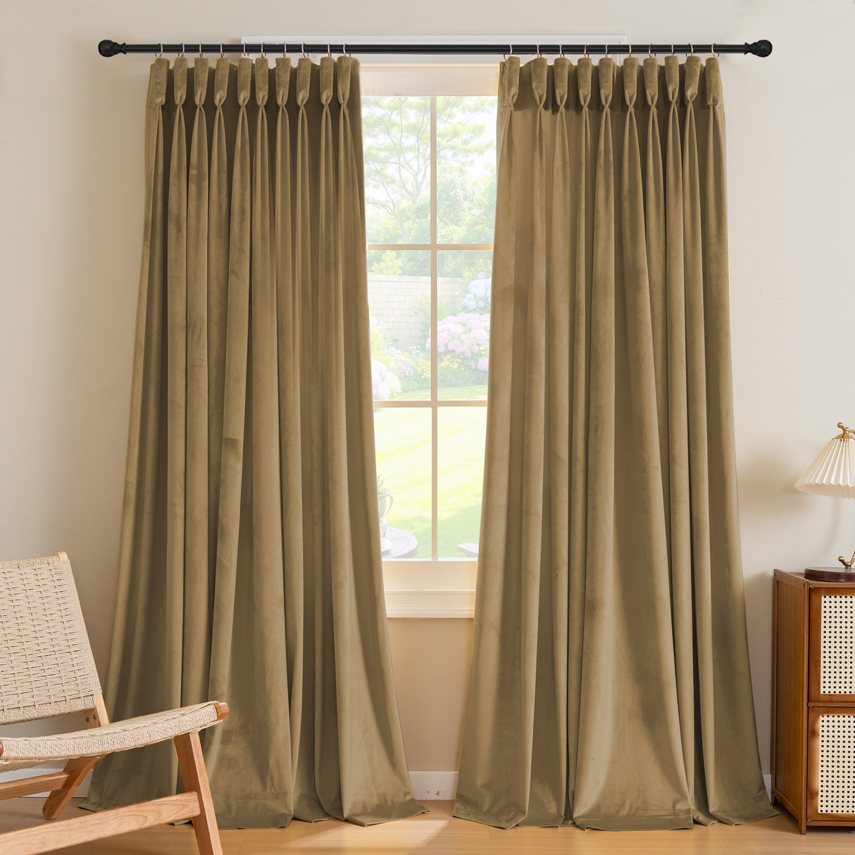 Velana Velvet Cozy Breeze Flannel Curtains