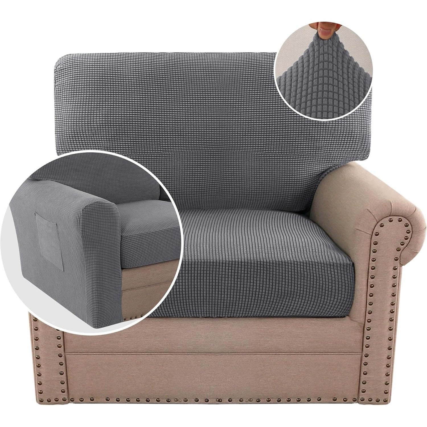 Multi-Pieces Chair Covers Stretch Couch Covers