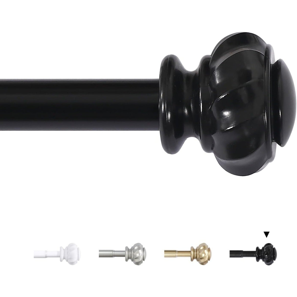 Splicing Rods for Windows, Heavy Duty 3/4 Inch Diameter, Adjustable Telescoping Decorative Rod