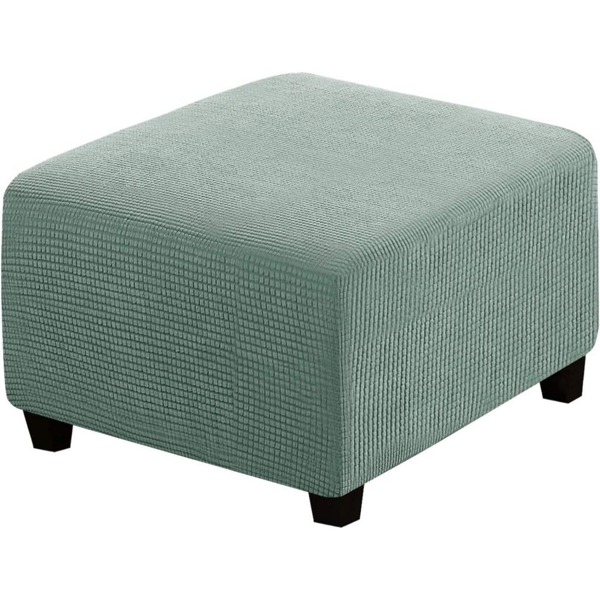 Ottoman Cover Slipcover Rectangle Fit Length Footrest Sofa Slipcovers Stool Cover