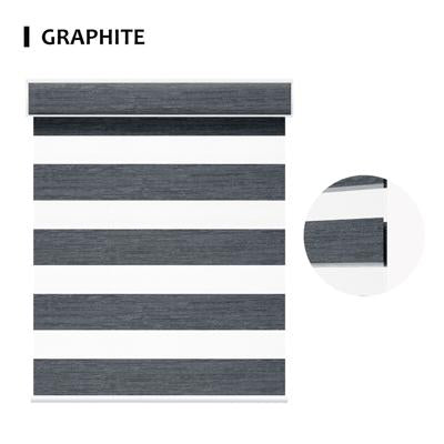 Motorized Zebra Shades 85% Blackout 95mm Ingrid