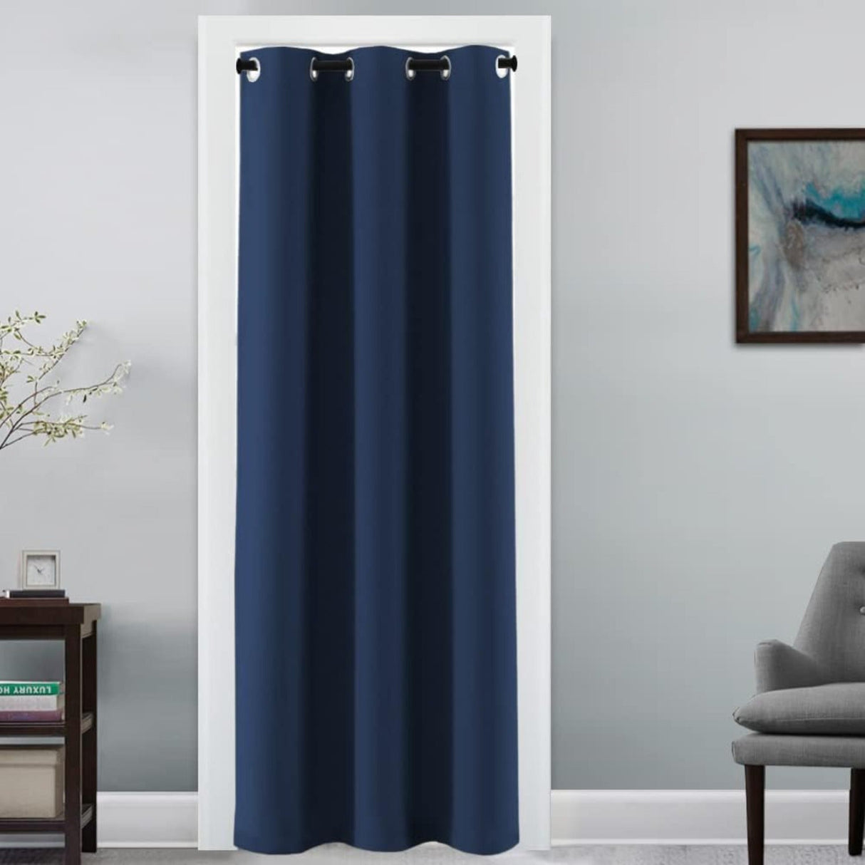 H.VERSAILTEX Doorway Curtain Blackout Closet Door Curtain Room Divider