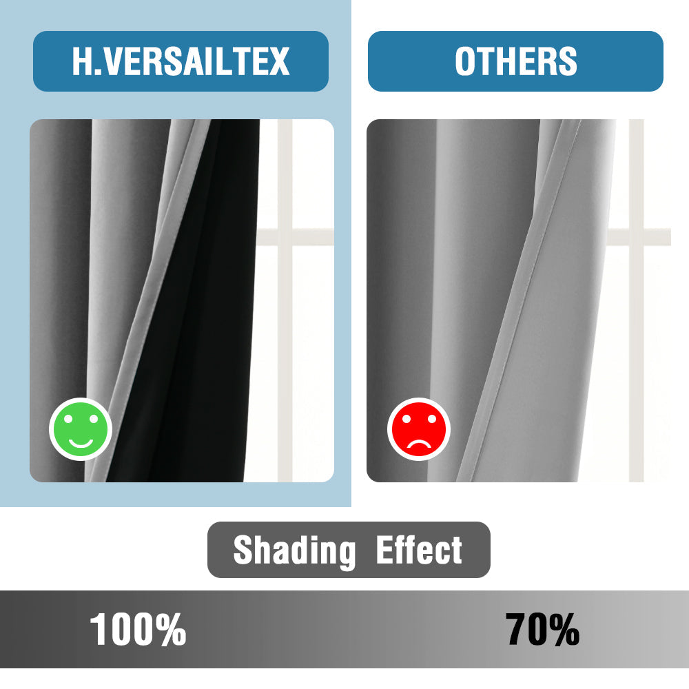 ?special discount?100% Blackout Thermal Insulated Blackout Curtains for Bedroom