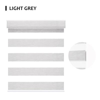 Motorized Zebra Shades 60% Blackout Translucent 75mm Eloise