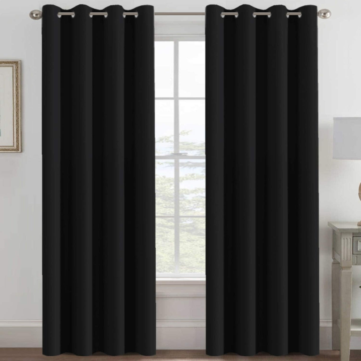 H.VERSAILTEX Doorway Curtain Blackout Closet Door Curtain Room Divider