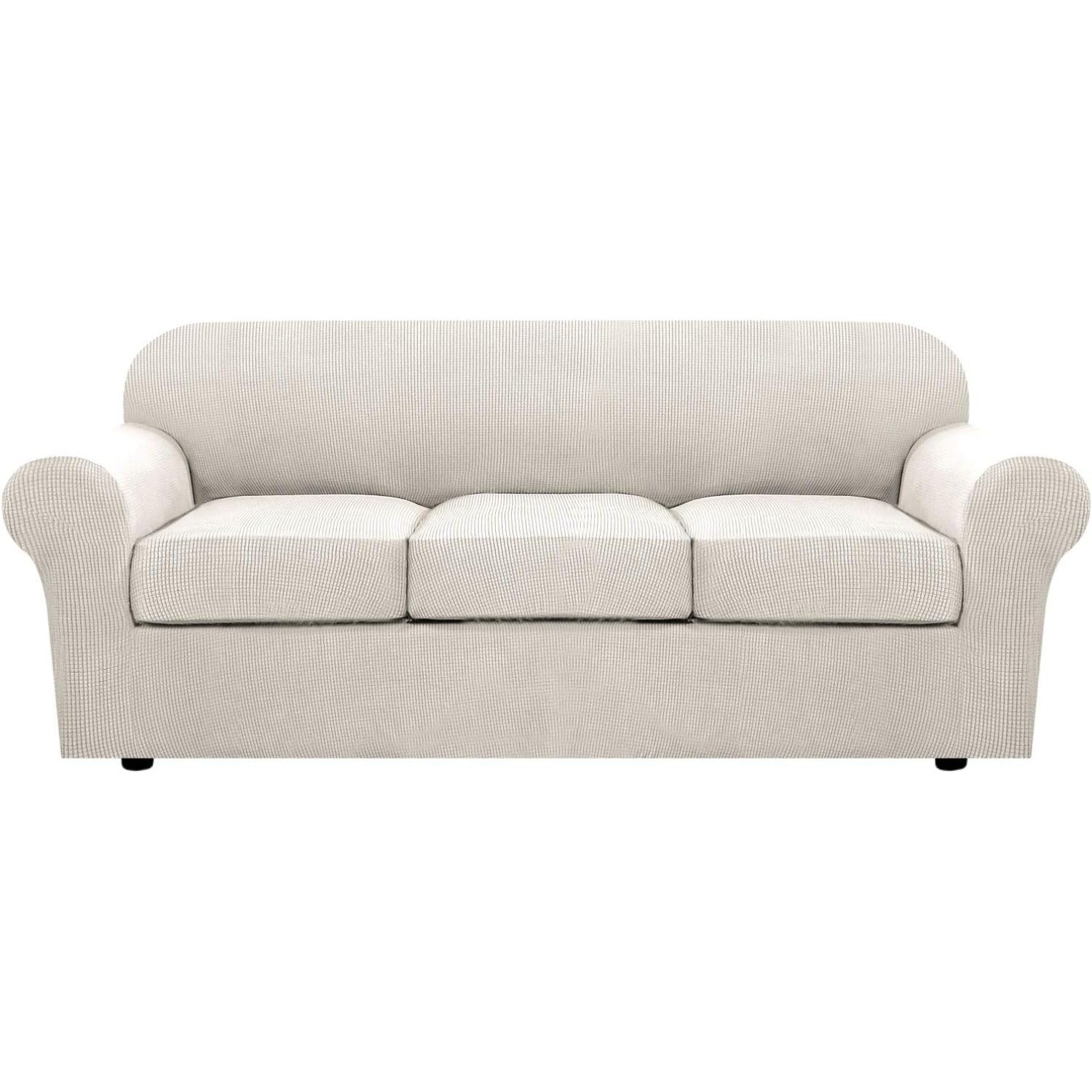 4 Piece Stretch Couch Covers for Cushion Couch Sofa Furniture Slipcovers
