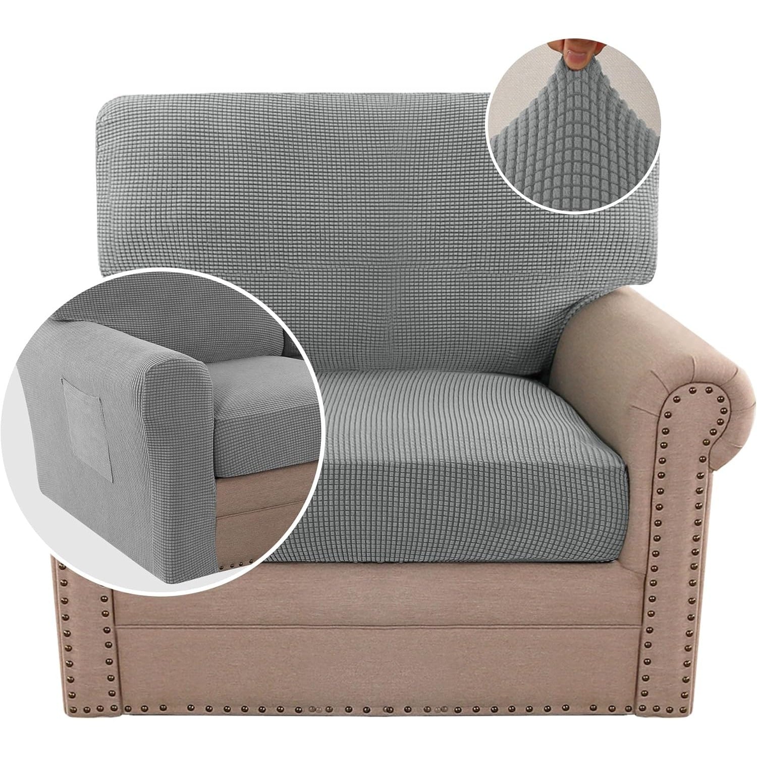 Multi-Pieces Chair Covers Stretch Couch Covers