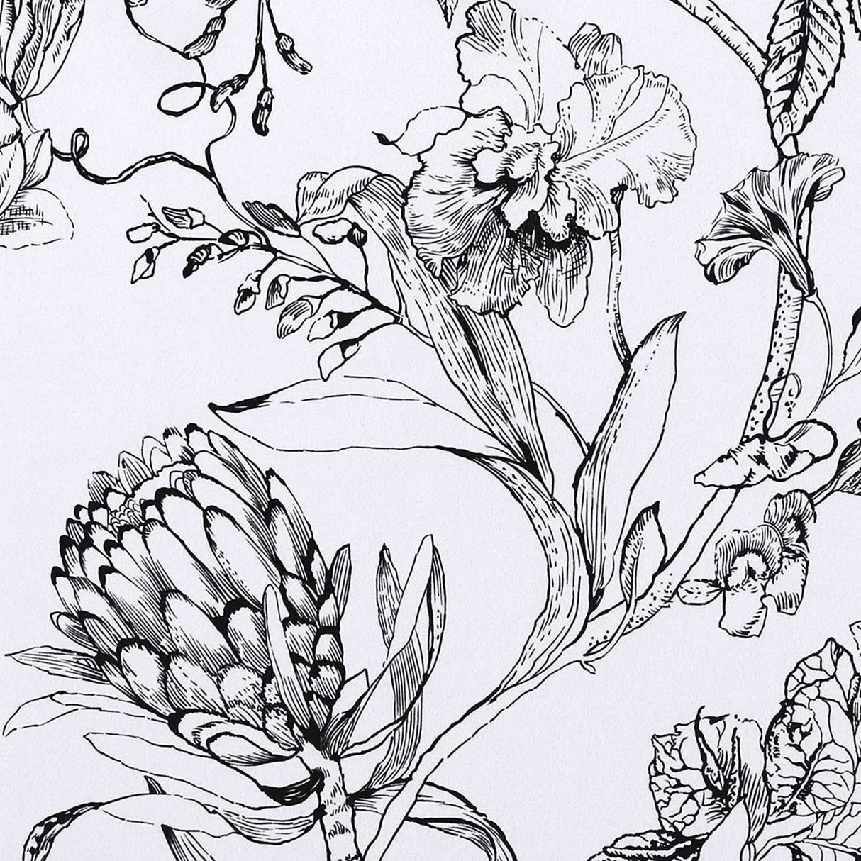 H.VERSAILTEX 100% Blackout Curtains Camellia Floral Printed Drapes Leah Floral Thermal Bedroom Curtains for Living room with Black Liner 2 Panels,52" x 108",Taupe