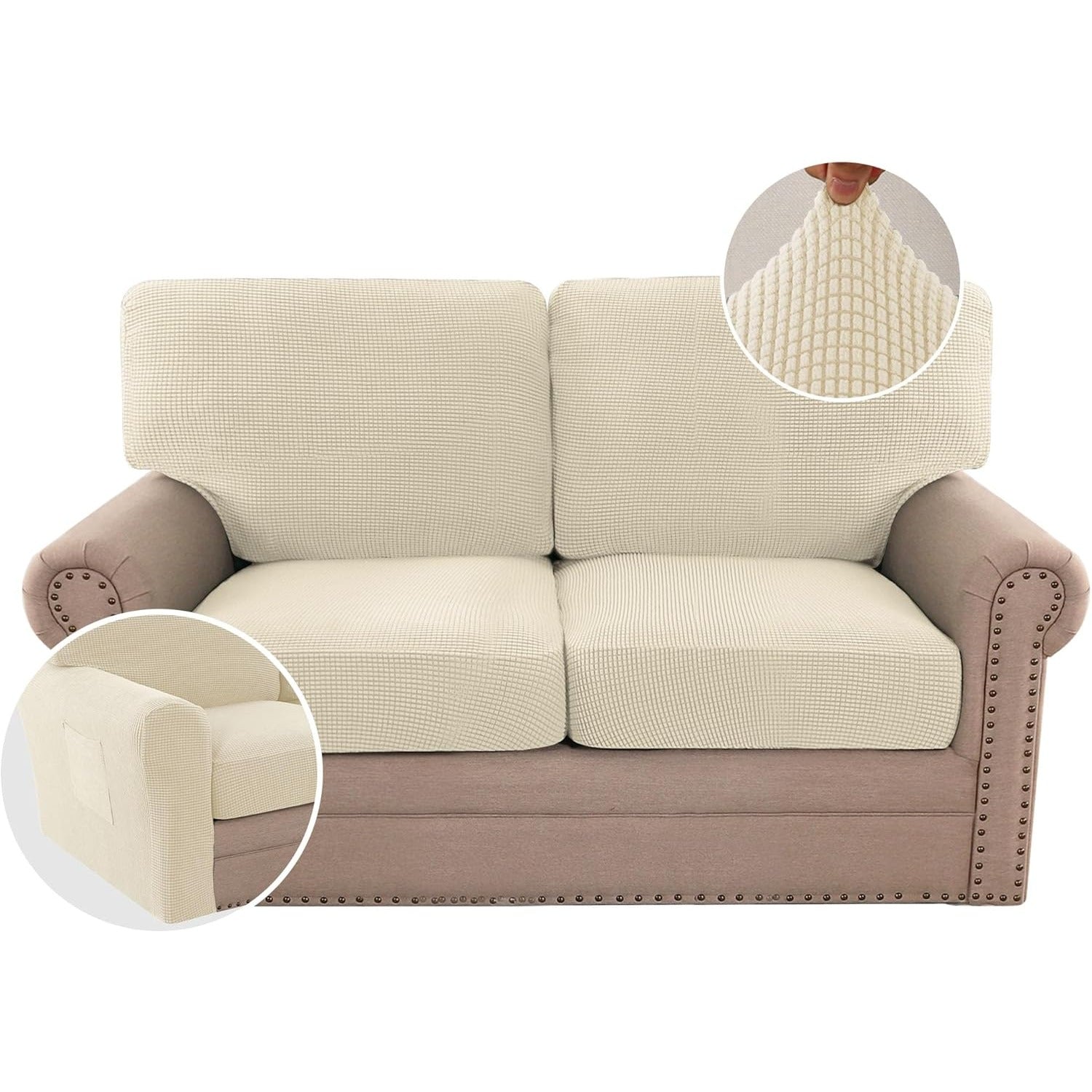 Multi-Pieces Chair Covers Stretch Couch Covers