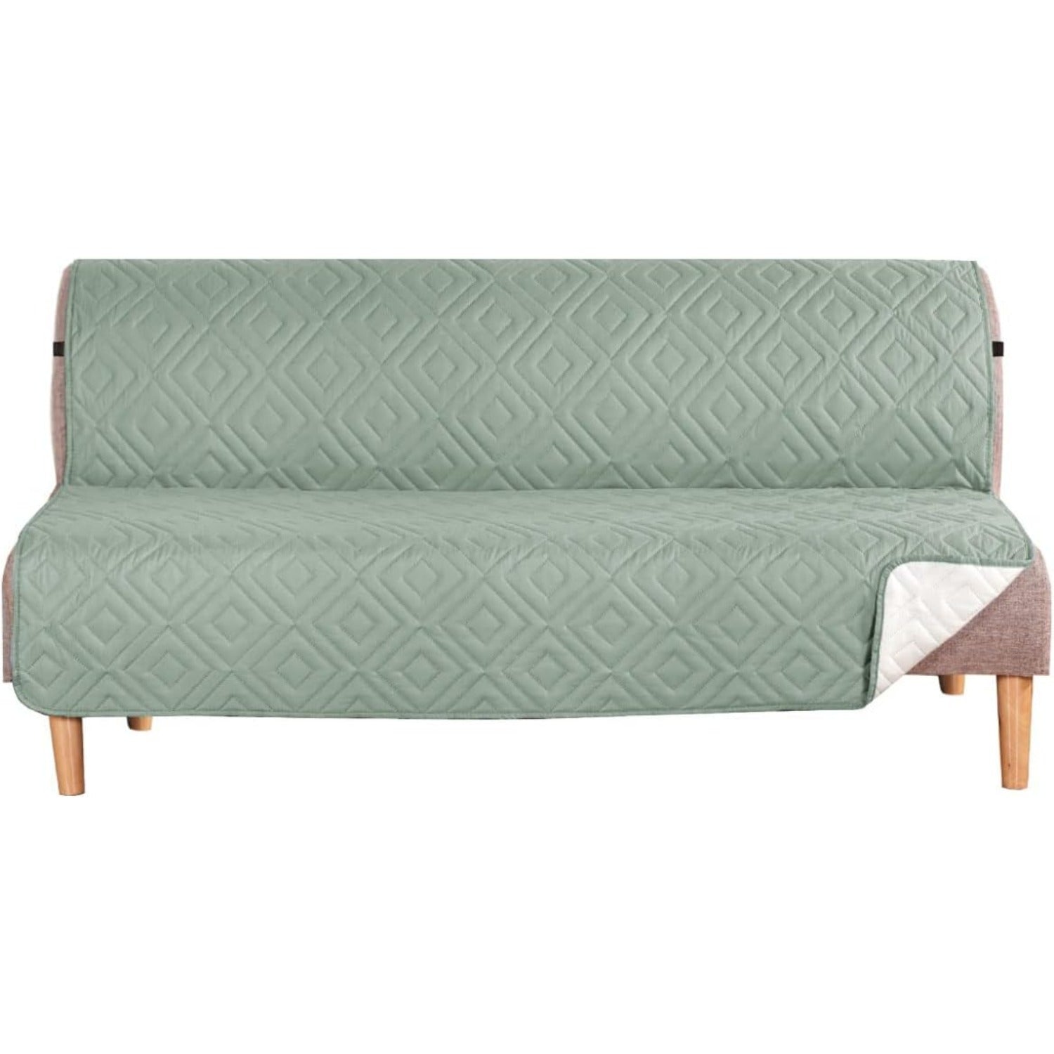 Reversible Furniture Protector Anti-Slip Water Resistant 2" Elastic Straps Couch Covers