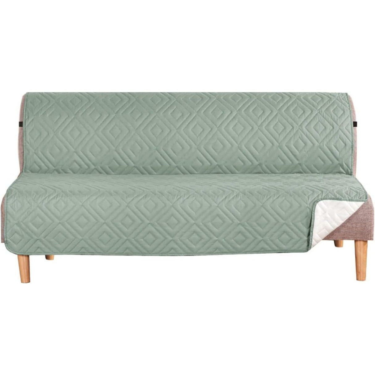 Reversible Furniture Protector Anti-Slip Water Resistant 2" Elastic Straps Couch Covers