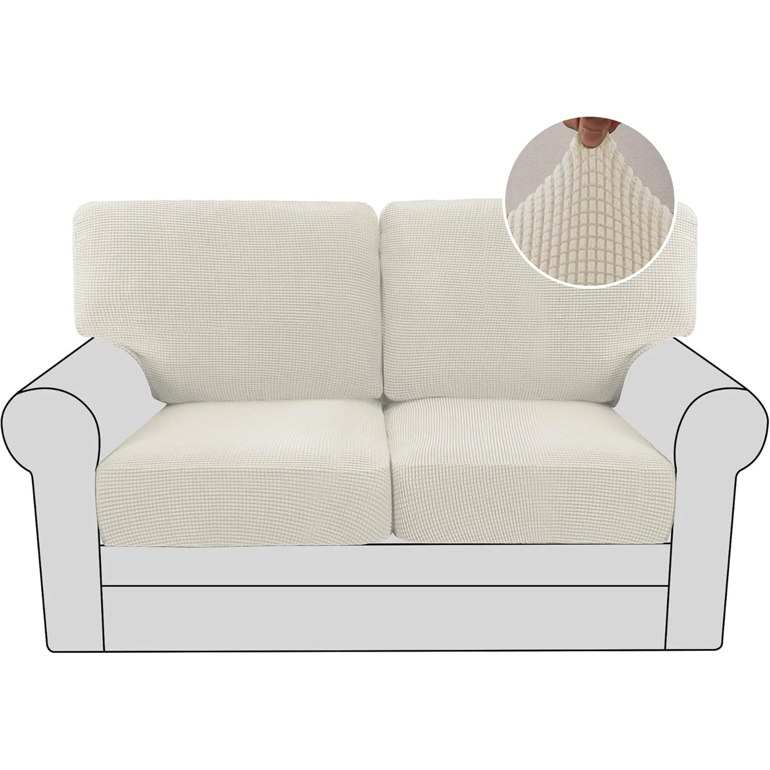Multi-Pieces Chair Covers Stretch Couch Covers