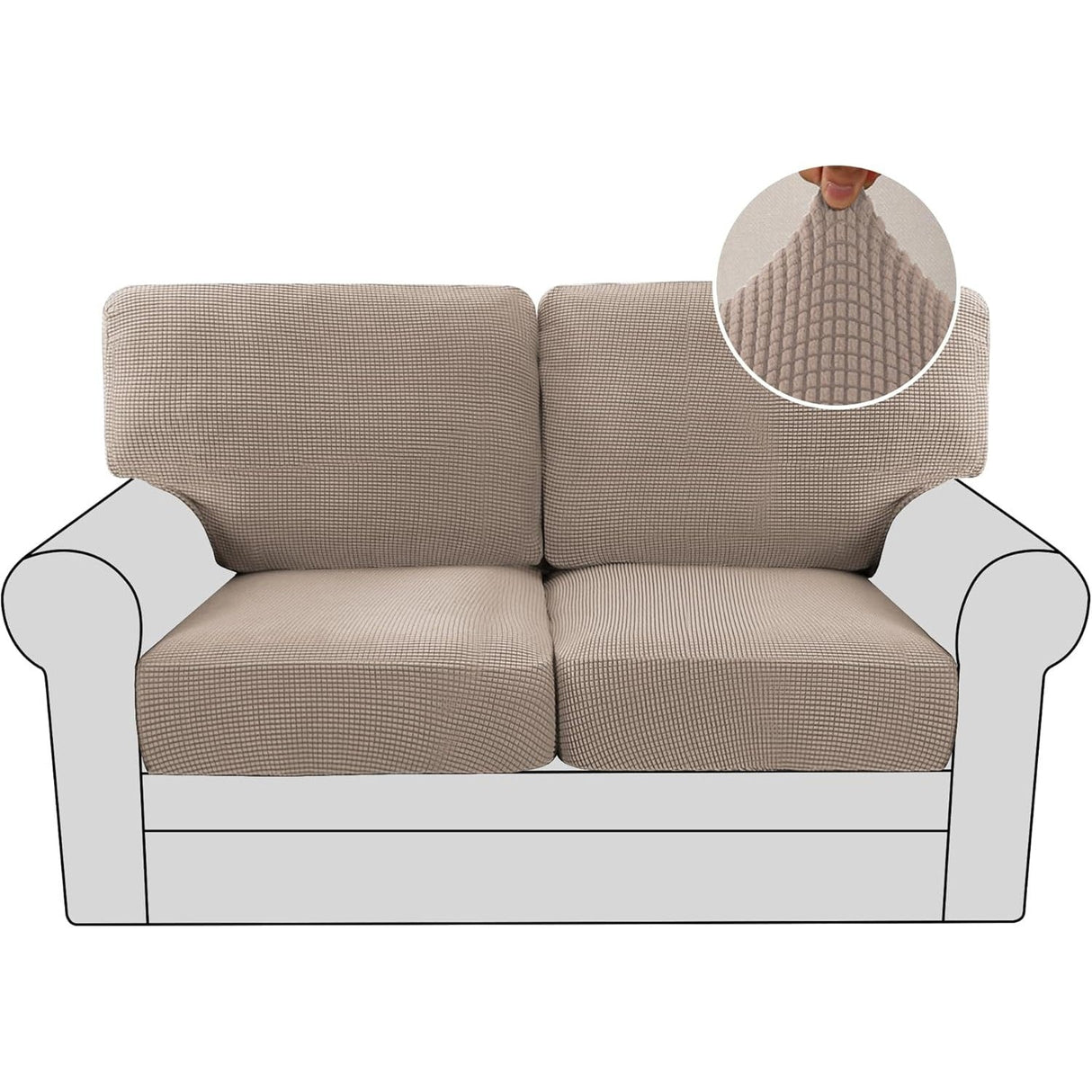 Multi-Pieces Chair Covers Stretch Couch Covers
