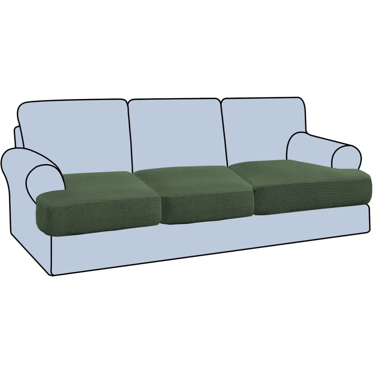 Stretch T Cushion Chair Sofa Slipcover