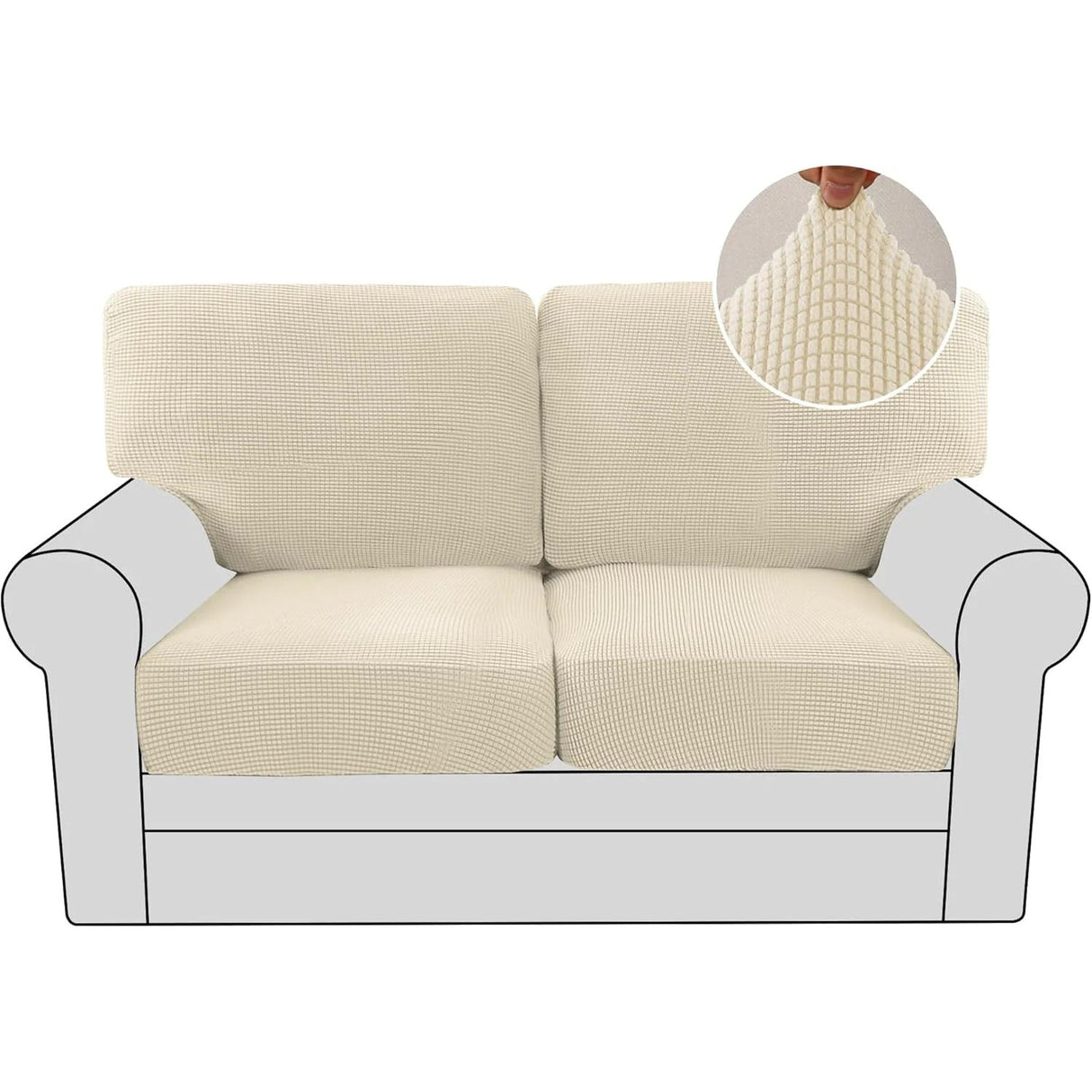 Multi-Pieces Chair Covers Stretch Couch Covers