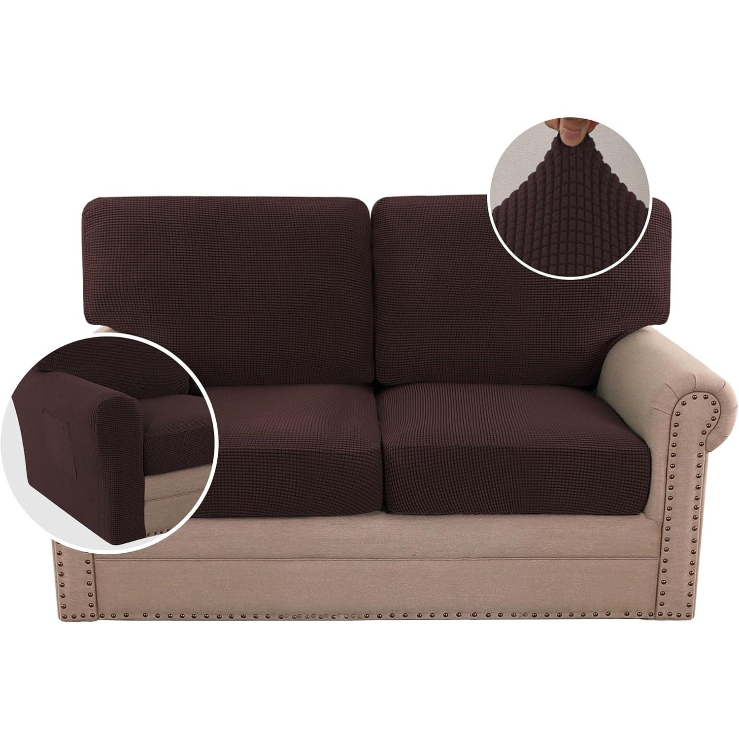 Multi-Pieces Chair Covers Stretch Couch Covers