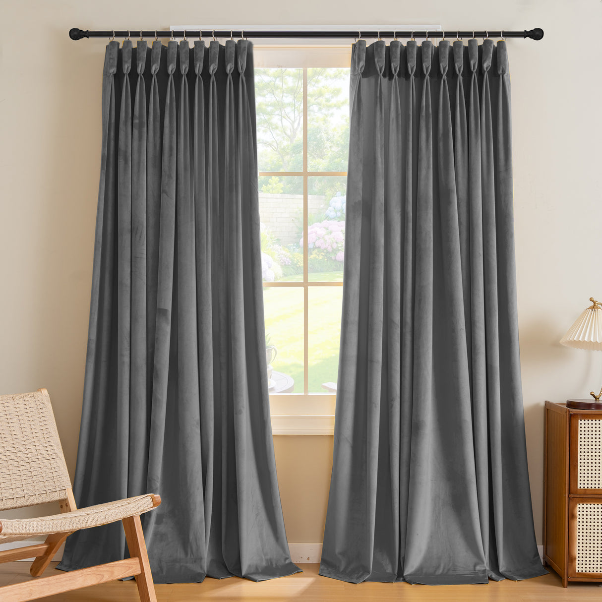 Velana Velvet Cozy Breeze Flannel Curtains
