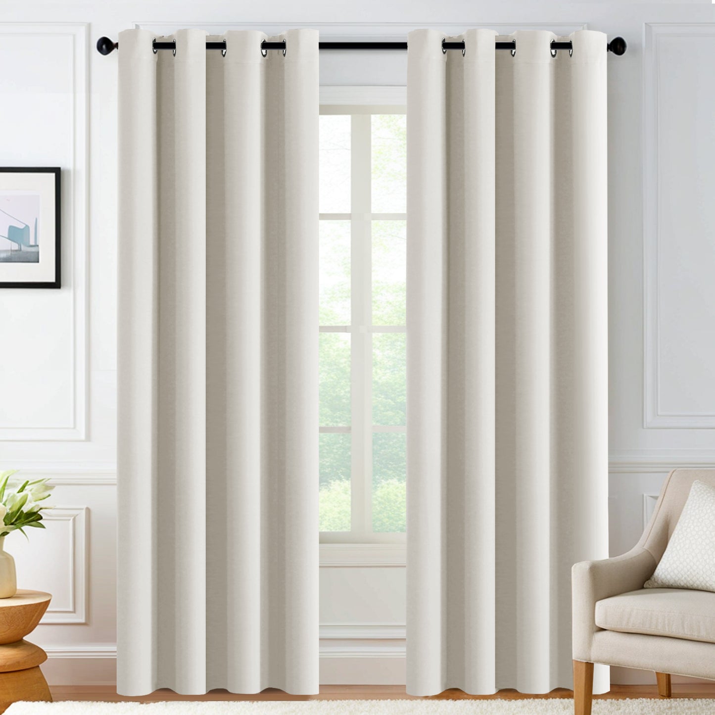 Solid Color Curtains