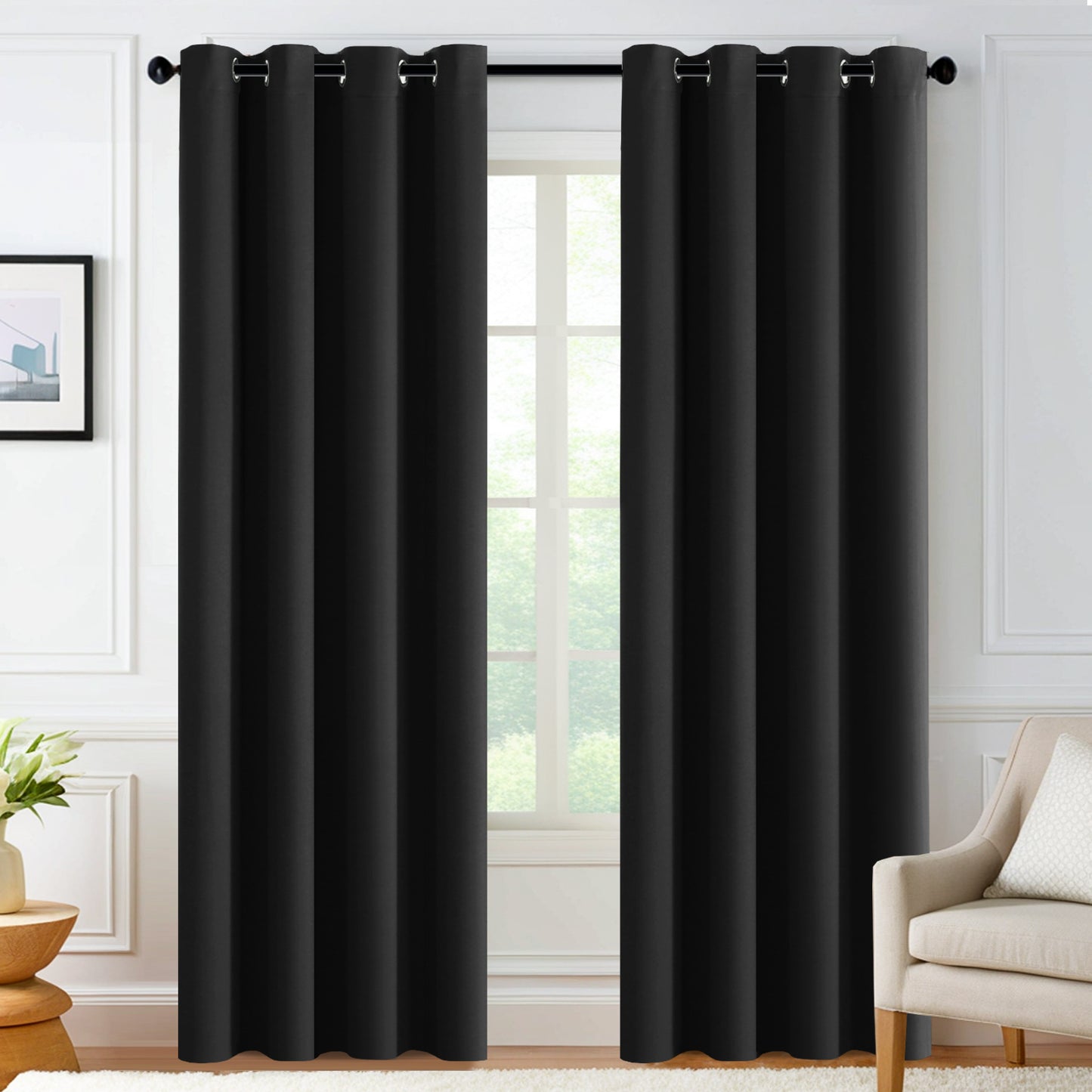 Solid Color Curtains