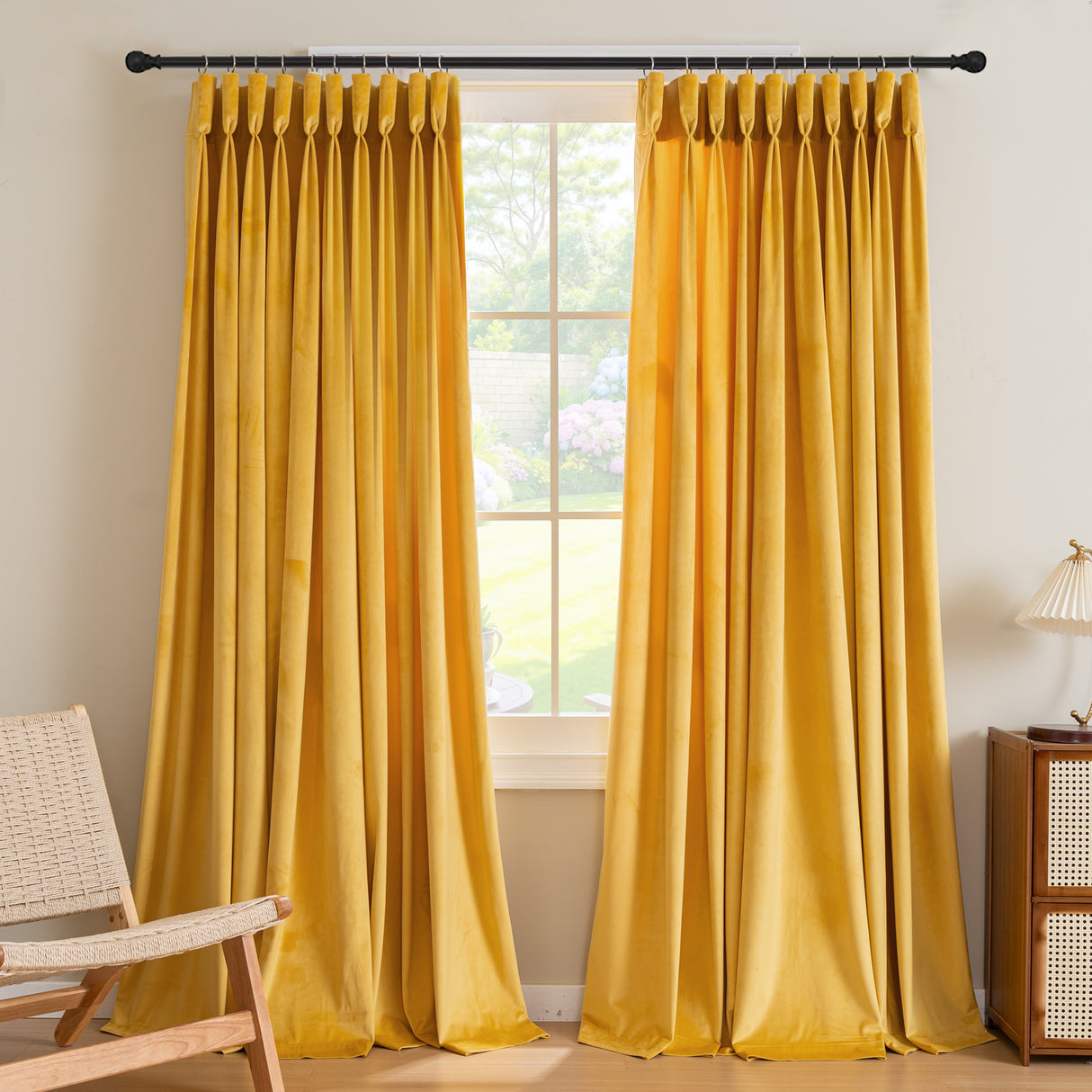 Velana Velvet Cozy Breeze Flannel Curtains