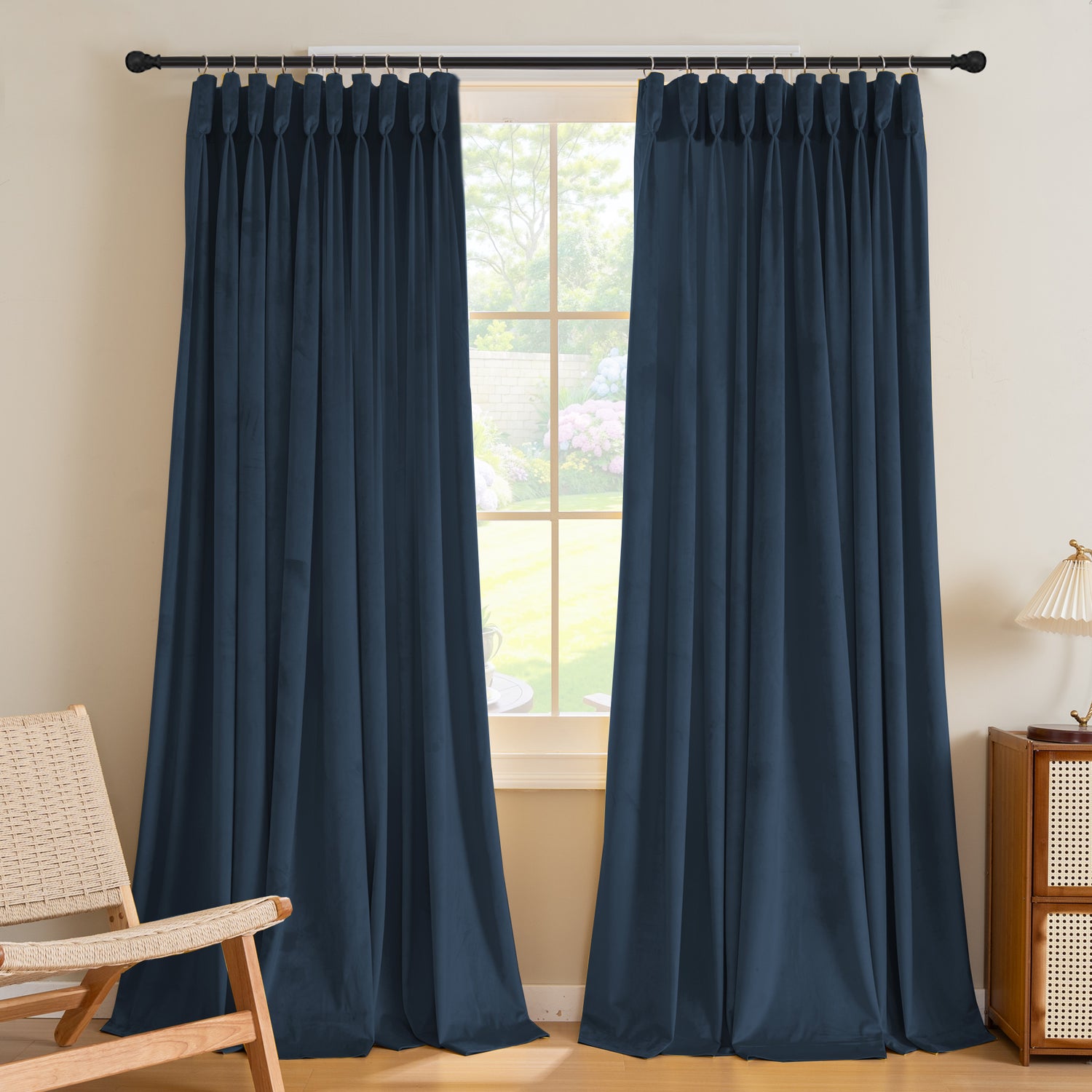 Velana Velvet Cozy Breeze Flannel Curtains