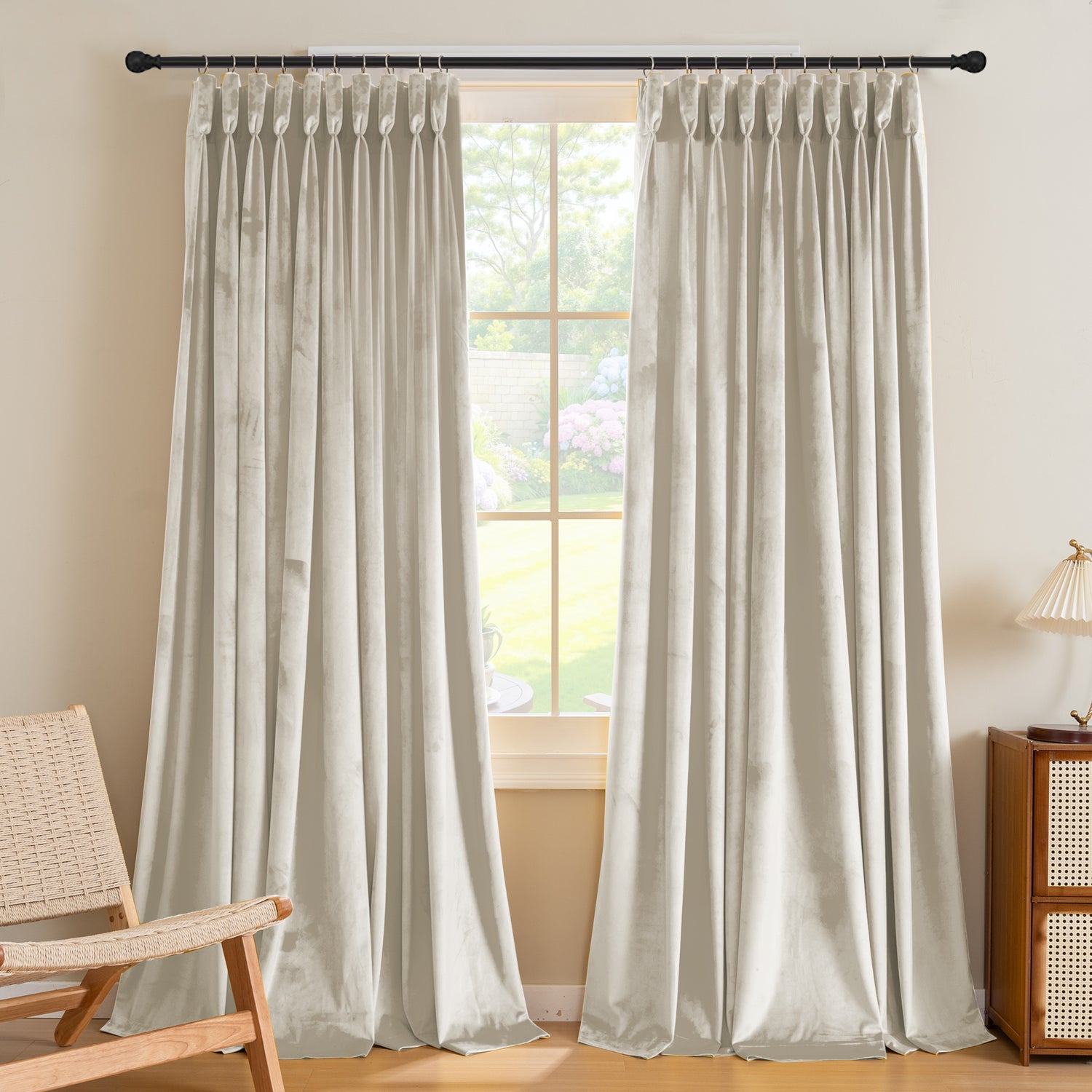 Velana Velvet Cozy Breeze Flannel Curtains