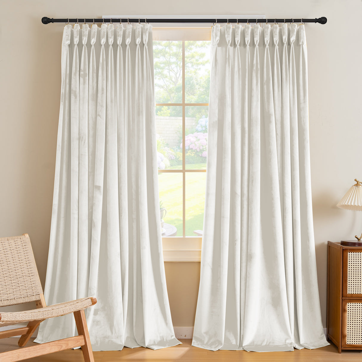 Velana Velvet Cozy Breeze Flannel Curtains