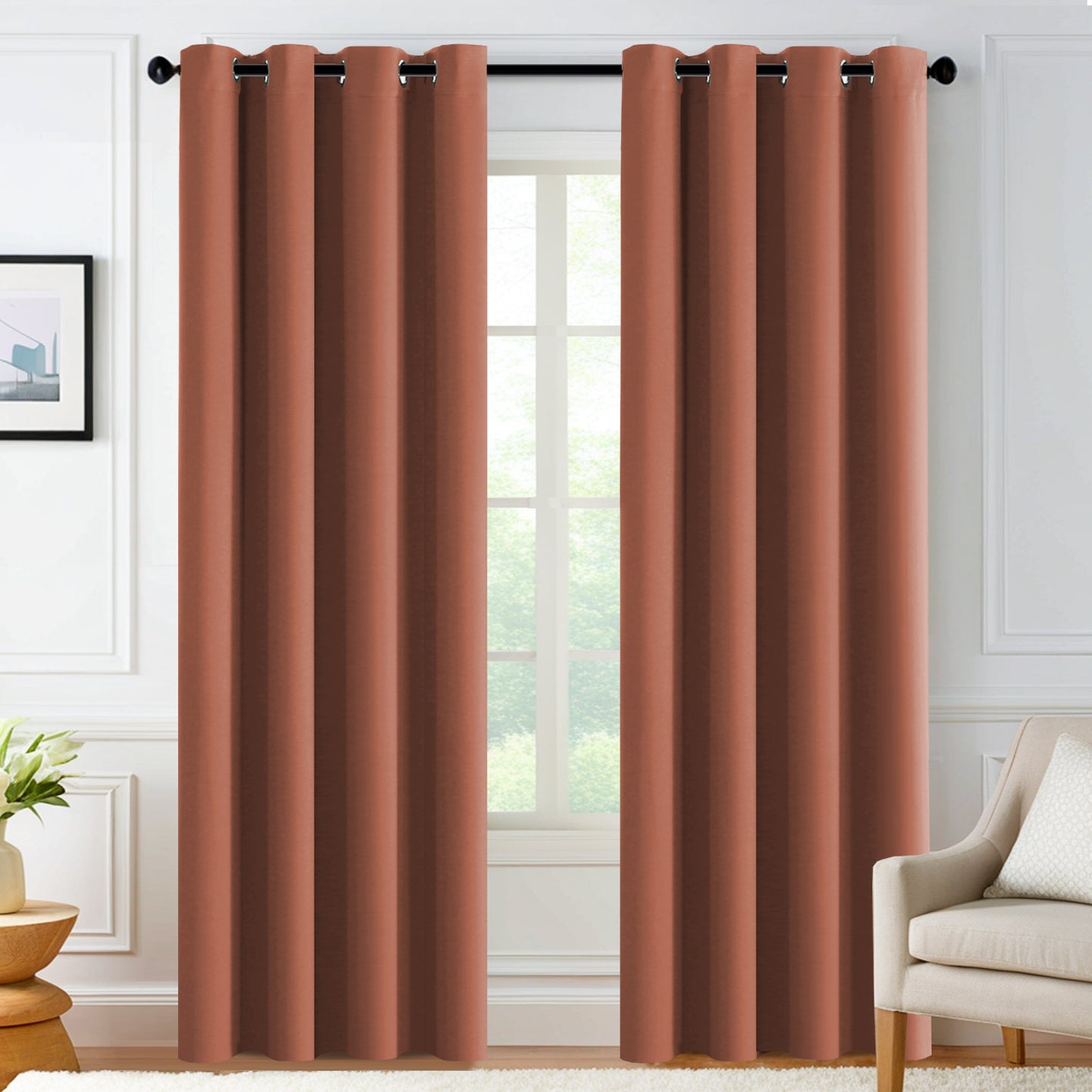 Solid Color Curtains