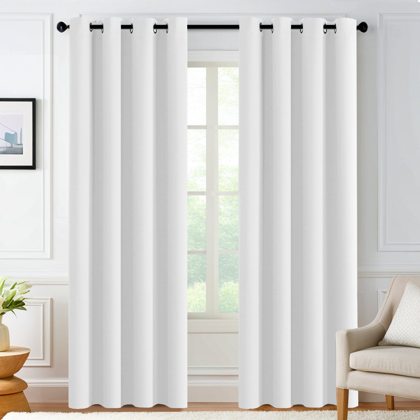 Solid Color Curtains