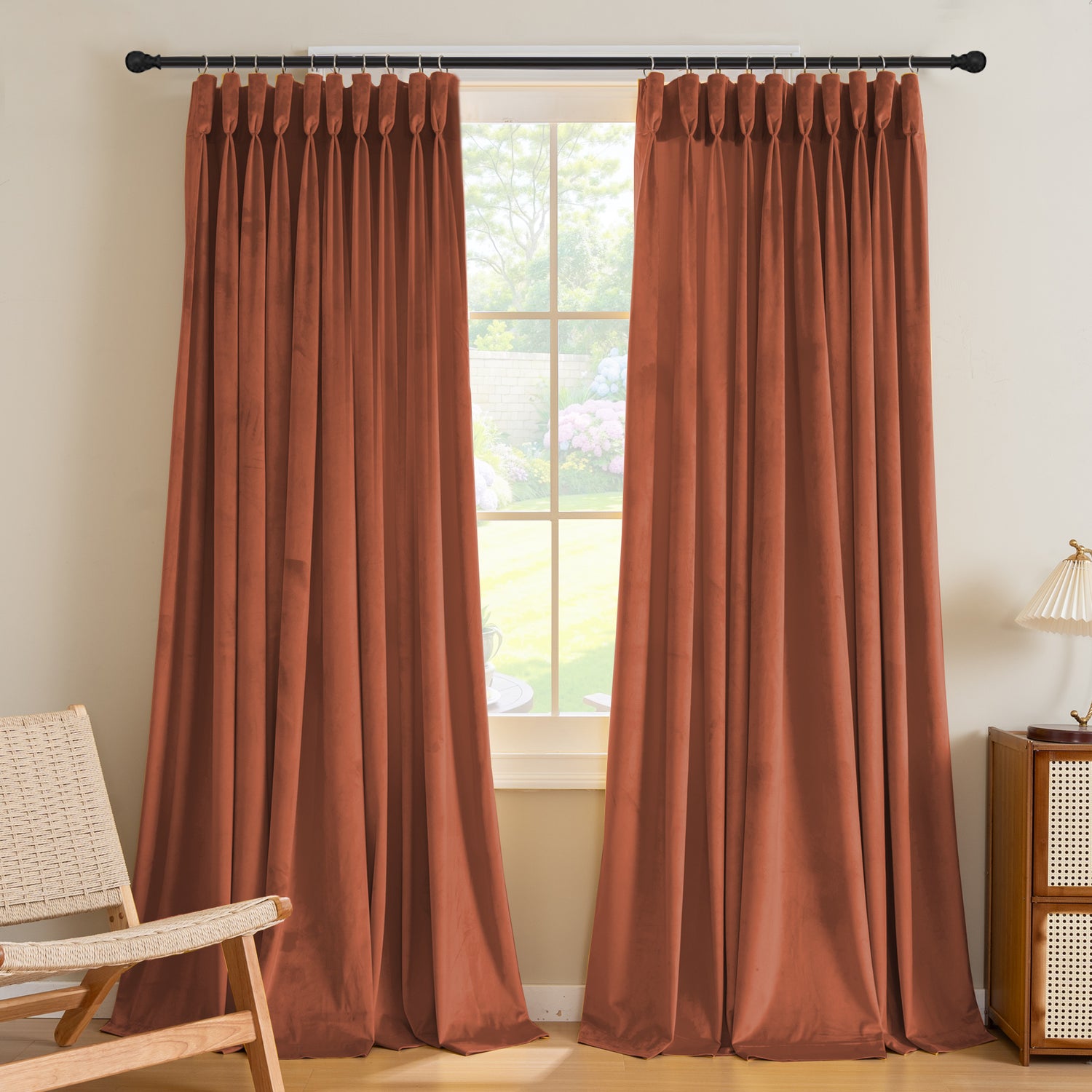 Velana Velvet Cozy Breeze Flannel Curtains