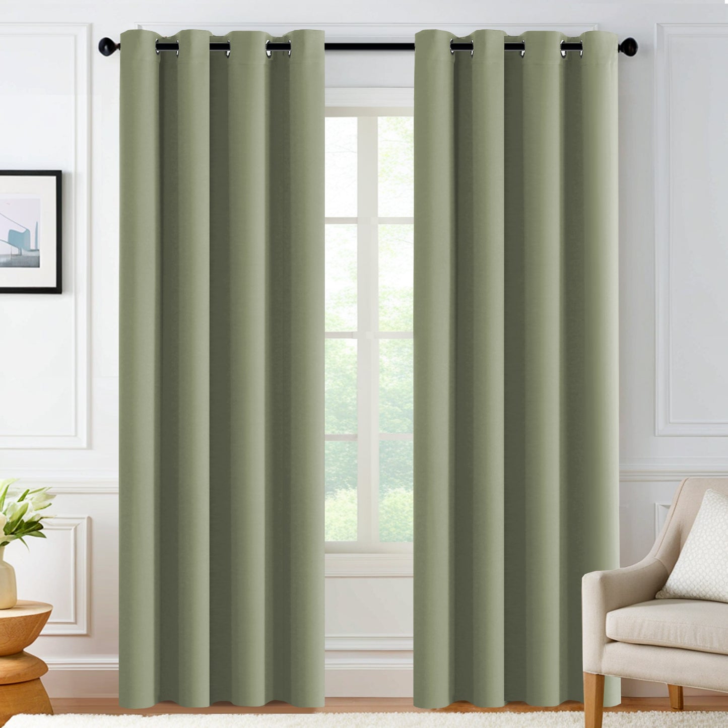 Solid Color Curtains