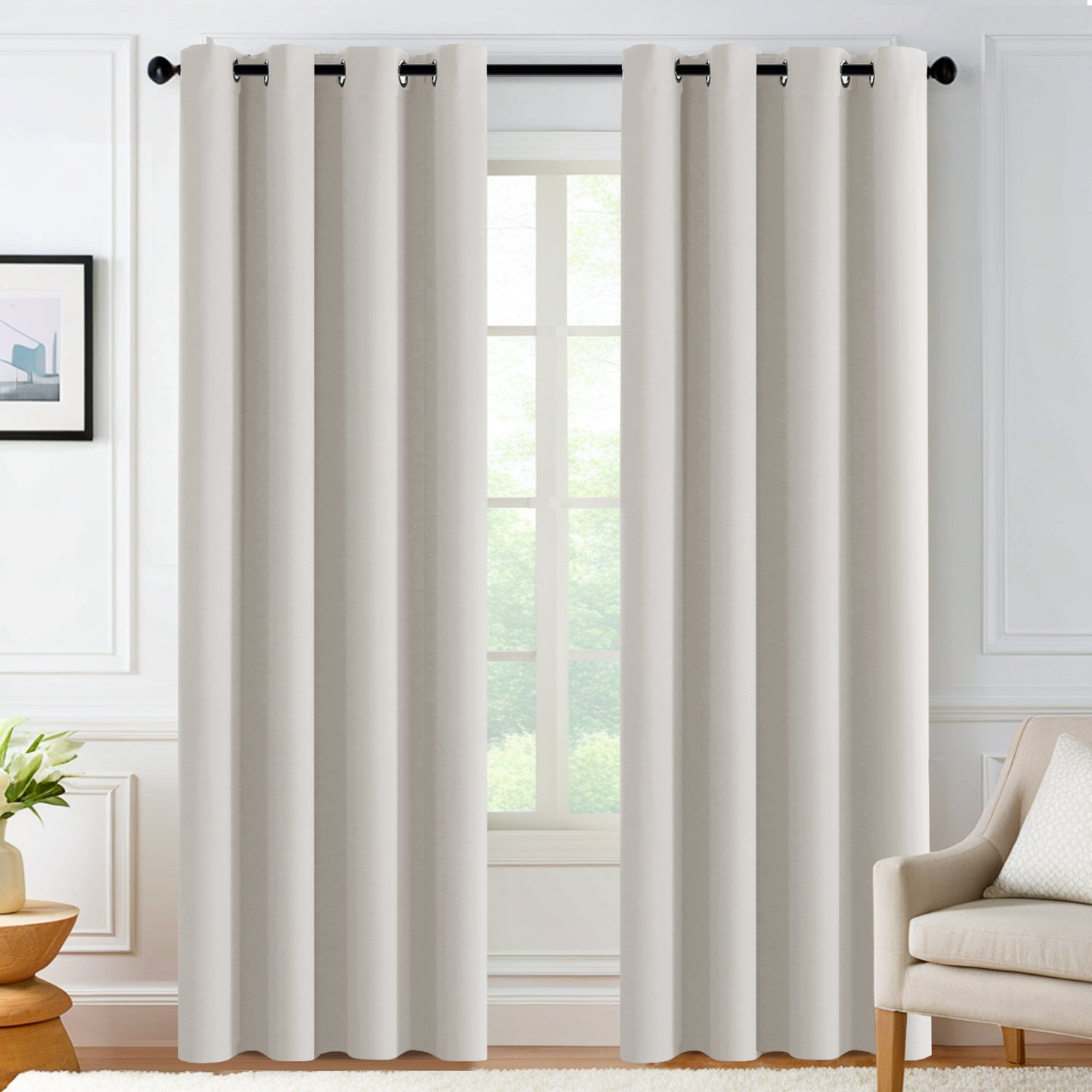 Solid Color Curtains