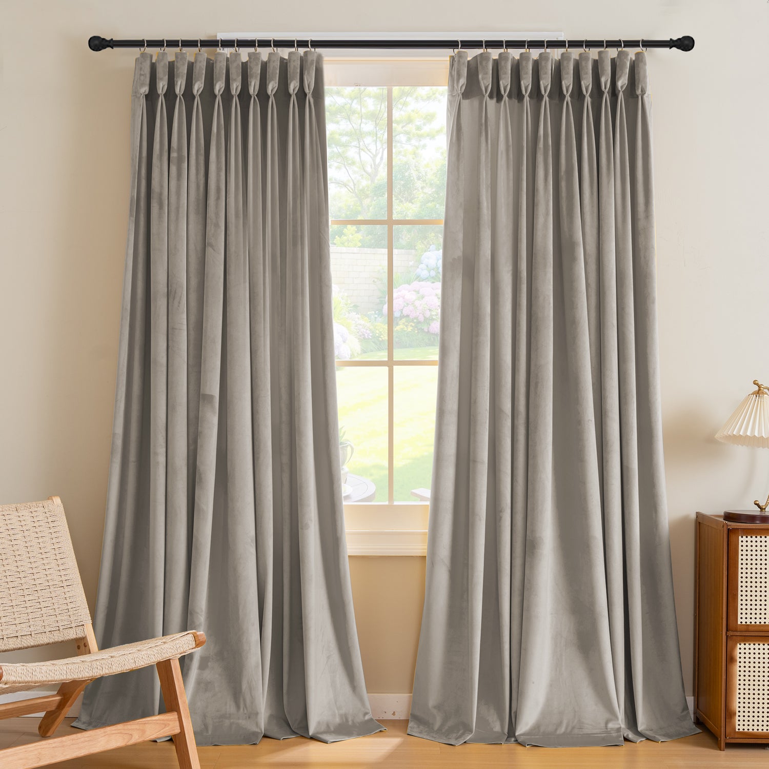 Velana Velvet Cozy Breeze Flannel Curtains
