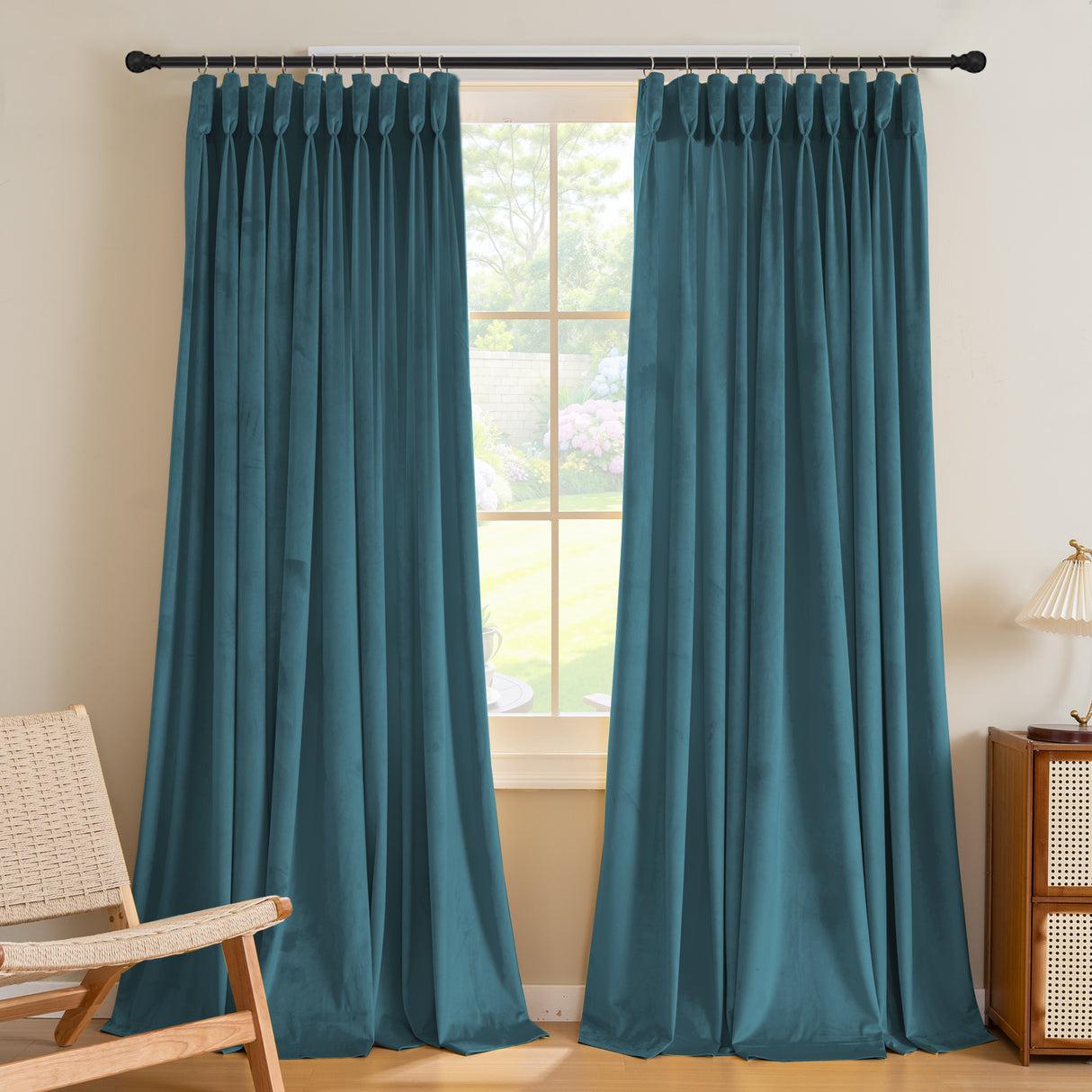 Velana Velvet Cozy Breeze Flannel Curtains